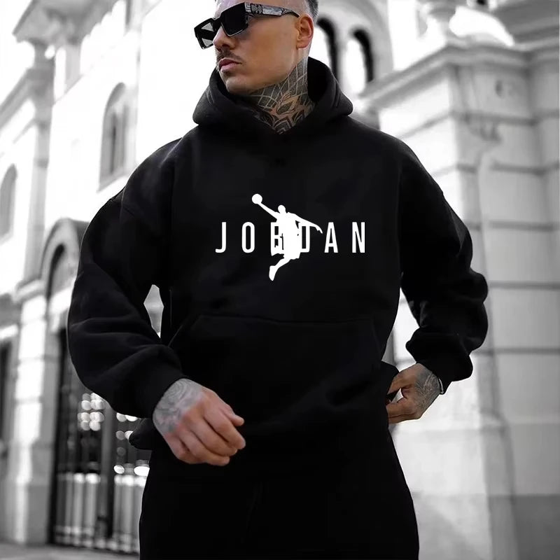 Men's Casual Sports Hoodie, Lightweight Pullover for Outdoor, Running, Fitness and Streetwear