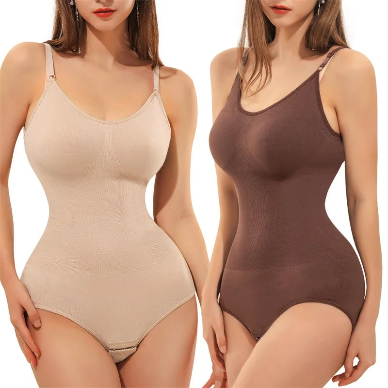 Spaghetti Strap Slimming Body Shaper: Seamless and Comfortable Fit