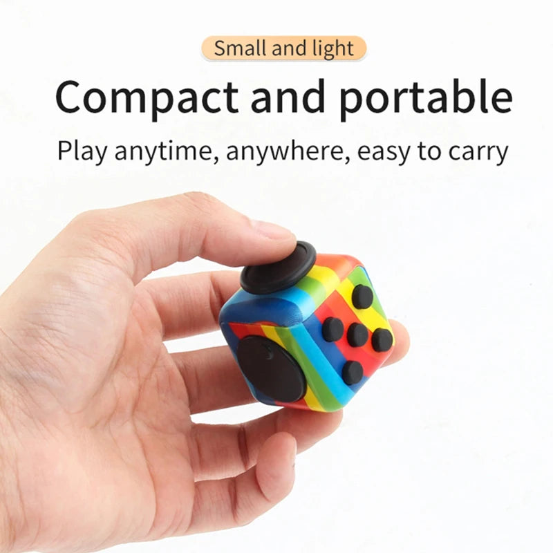 Infinity Stress Cube Fidget Decompression Toy – Anti-Stress Game for Kids and Adults, Perfect for Anxiety Relief