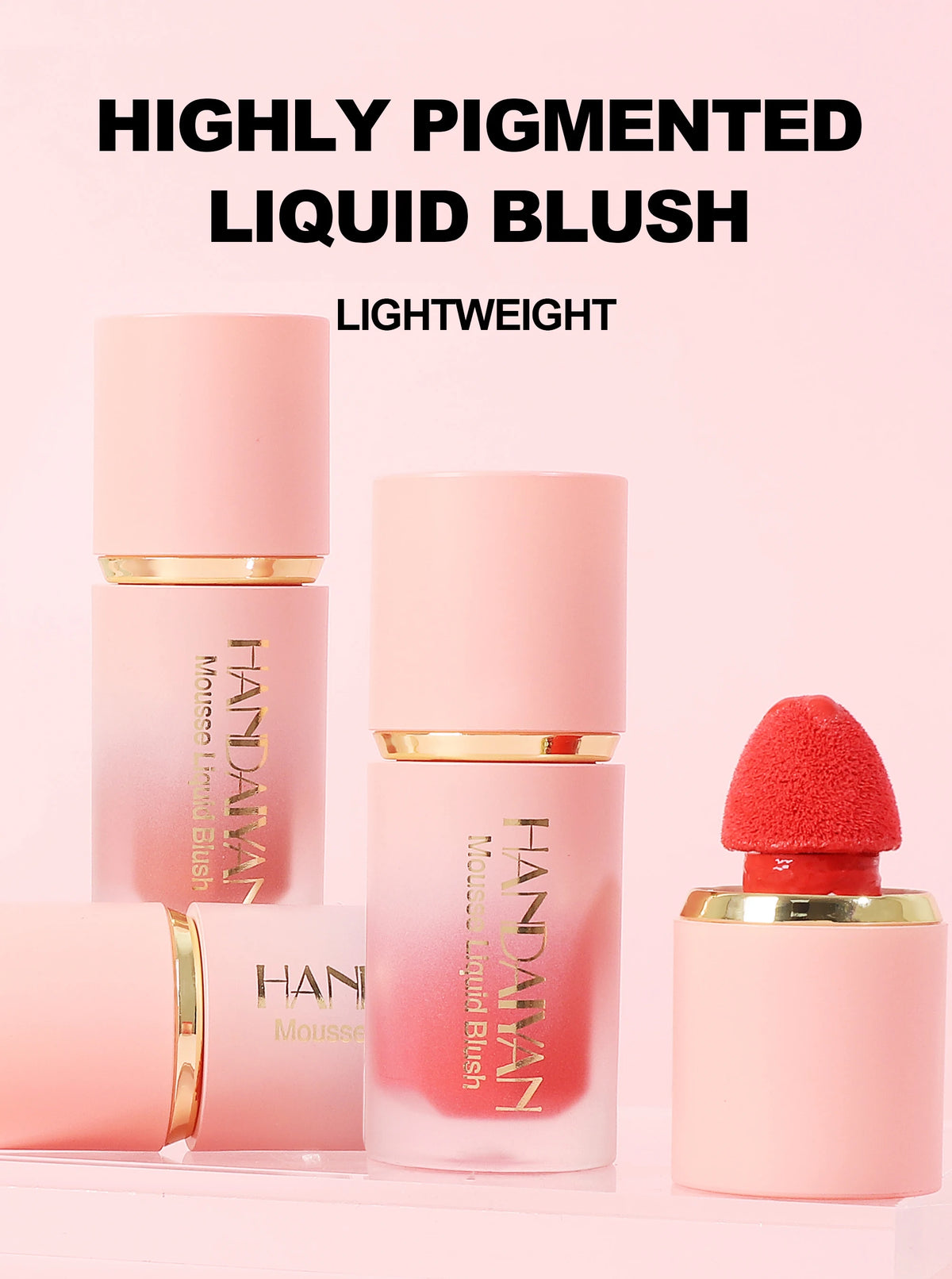 HANDAIYAN 6-Color Matte Liquid Blush Set