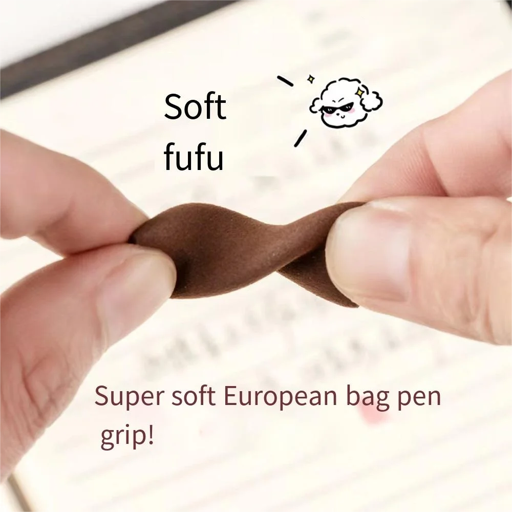 4pcs Kawaii Coffee Soft Bread Gel Pen Set - 0.5mm Black Ink