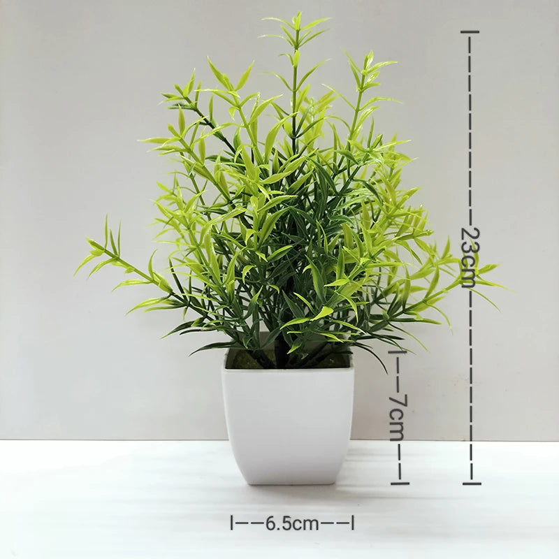 Artificial Plant Tree: Potted Fake Plant for Office and Home Decor