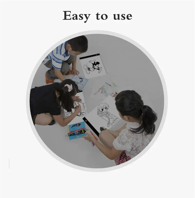 Dimmable LED Drawing Pad: Creative Educational Art Toy for Kids (A3/A4/A5 Sizes)