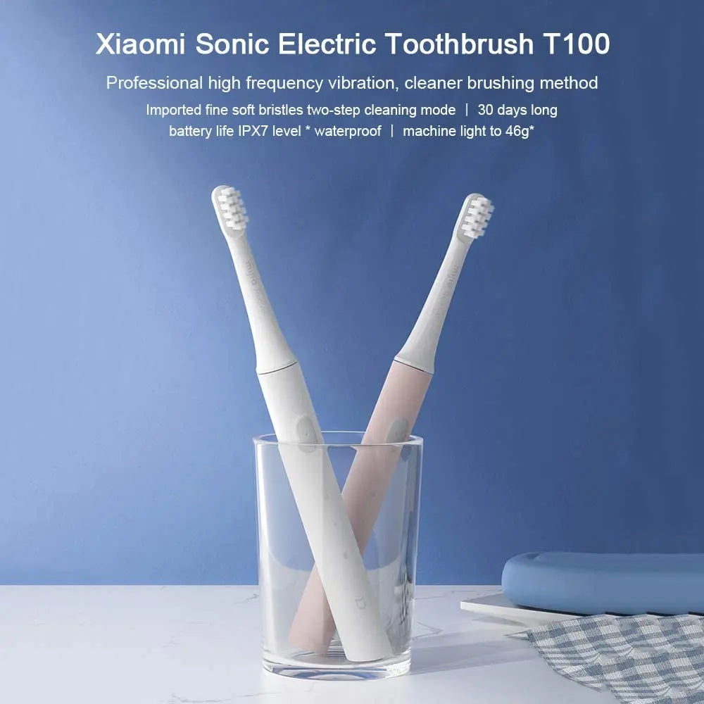 Xiaomi Mijia T100 Sonic Electric Toothbrush - USB Rechargeable &amp; Waterproof