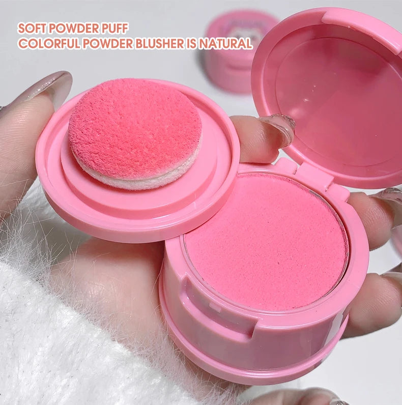 Gege Bear Bang Bang Soft Fog Powder Blusher - Matte Finish for Natural Lift &amp; Tender Makeup