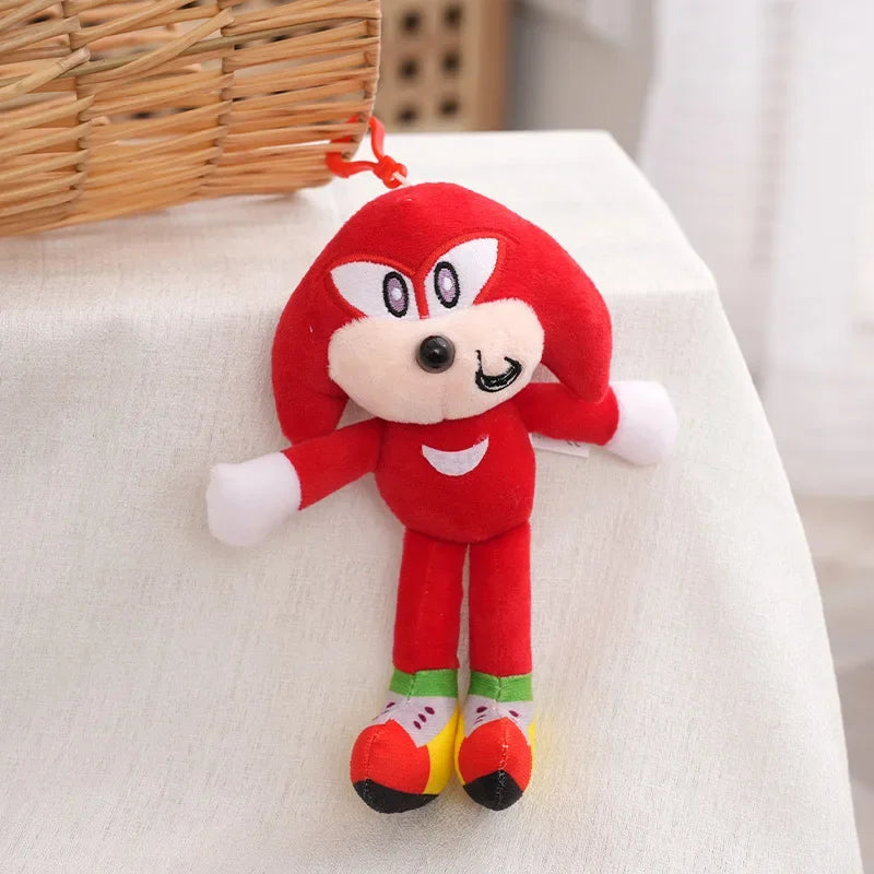 30cm Sonic Plush Toy – Cartoon Hedgehog Amy Rose, Knuckles, and Tails Soft Stuffed Dolls