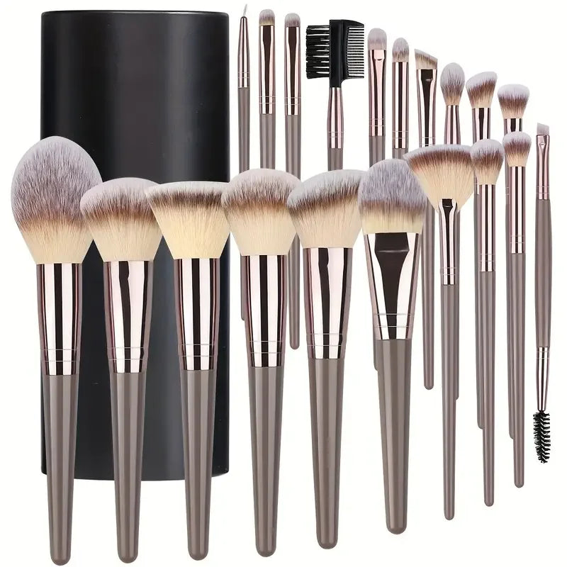 Makeup Brush Set - Foundation, Eyeshadow &amp; Blush Blending Tools