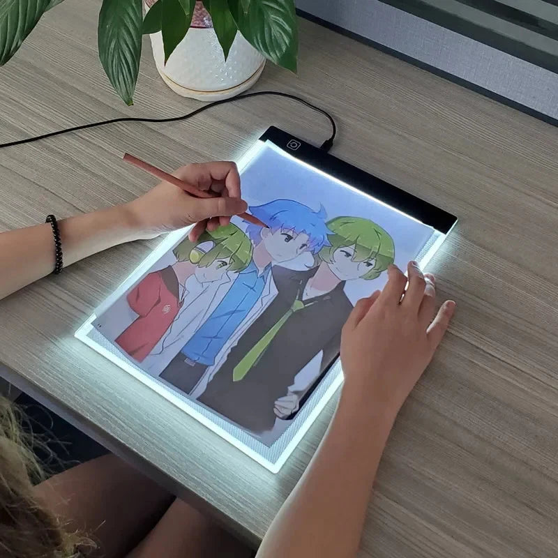 Dimmable LED Drawing Pad: Creative Educational Art Toy for Kids (A3/A4/A5 Sizes)