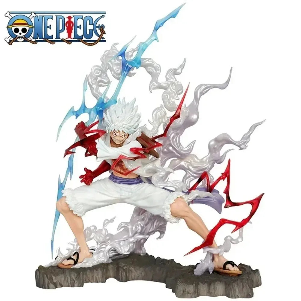 One Piece Nika Luffy Figure – Lightning Fifth Gear Action Figurine Model