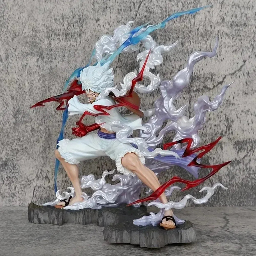 One Piece Nika Luffy Figure – Lightning Fifth Gear Action Figurine Model