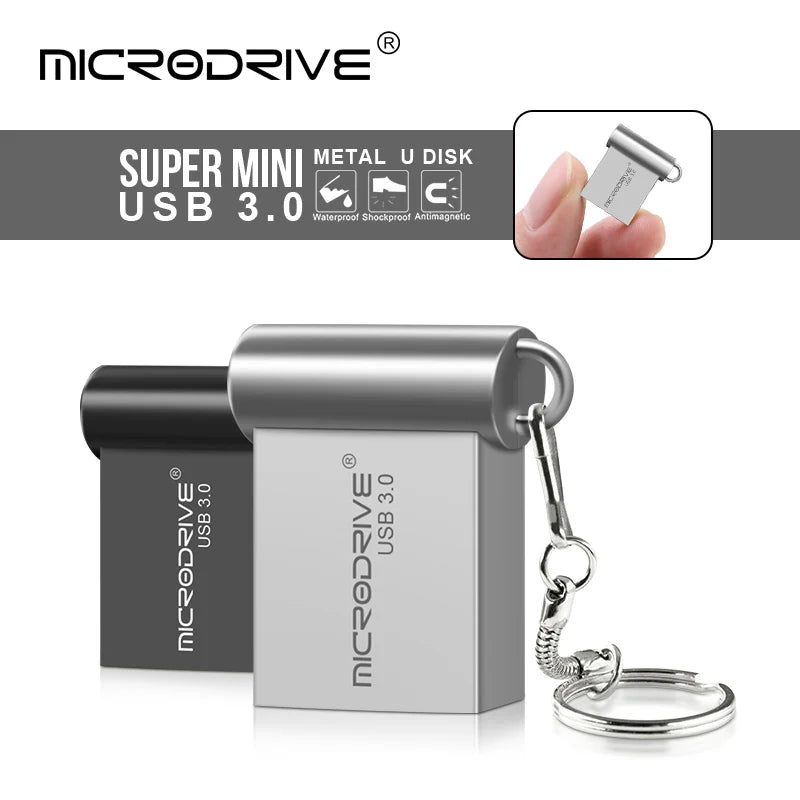 USB Flash Drive – High-Speed 3.0 Mini Pendrive, Available in 16GB, 32GB, 64GB, and 128GB for USB Storage