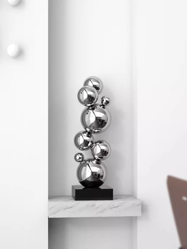 Stainless Steel Combination Ball Decoration for Home, Office, and Shop