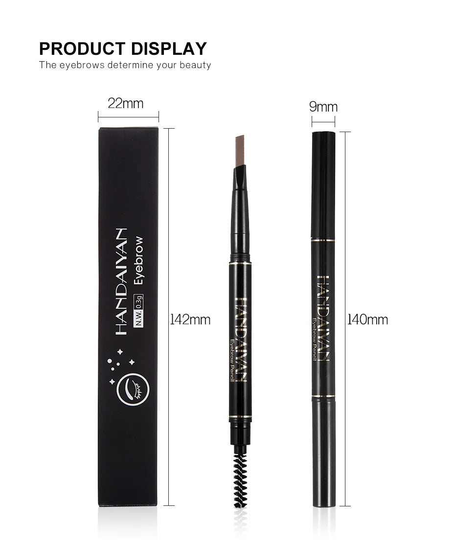 Waterproof Eyebrow Pencil with Spoolie Brush