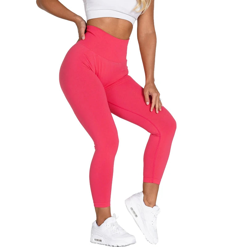 Women’s Seamless High-Waisted Leggings – Soft Spandex Yoga &amp; Gym Wear