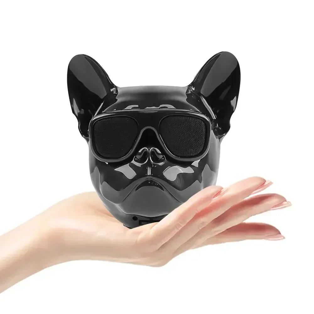 Creative French Bulldog Design Wireless Bluetooth Speaker for Enhanced Bass Sound