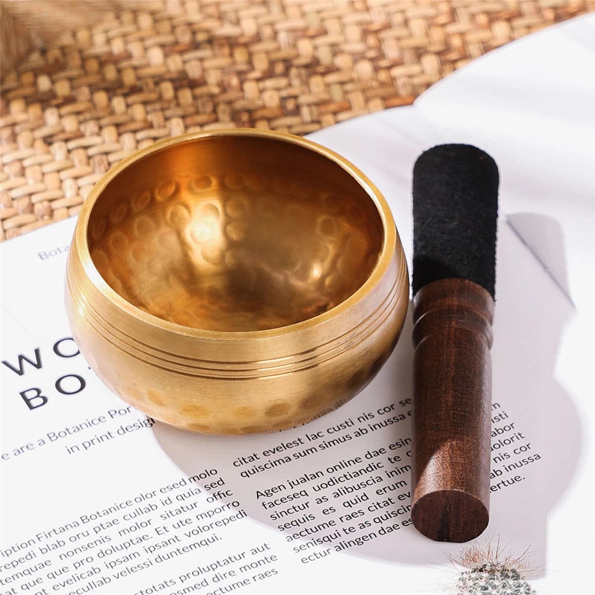 Tibetan Singing Bowl Set – Ideal for Meditation, Yoga, and Stress Relief Gift