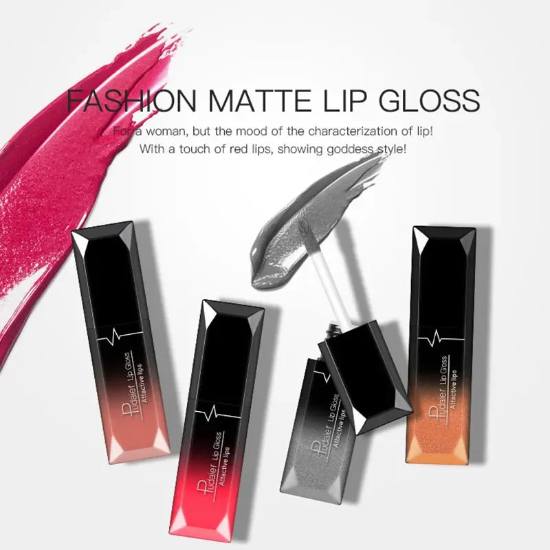 Matte Liquid Lipstick - 17-Color Long-Lasting Lip Gloss