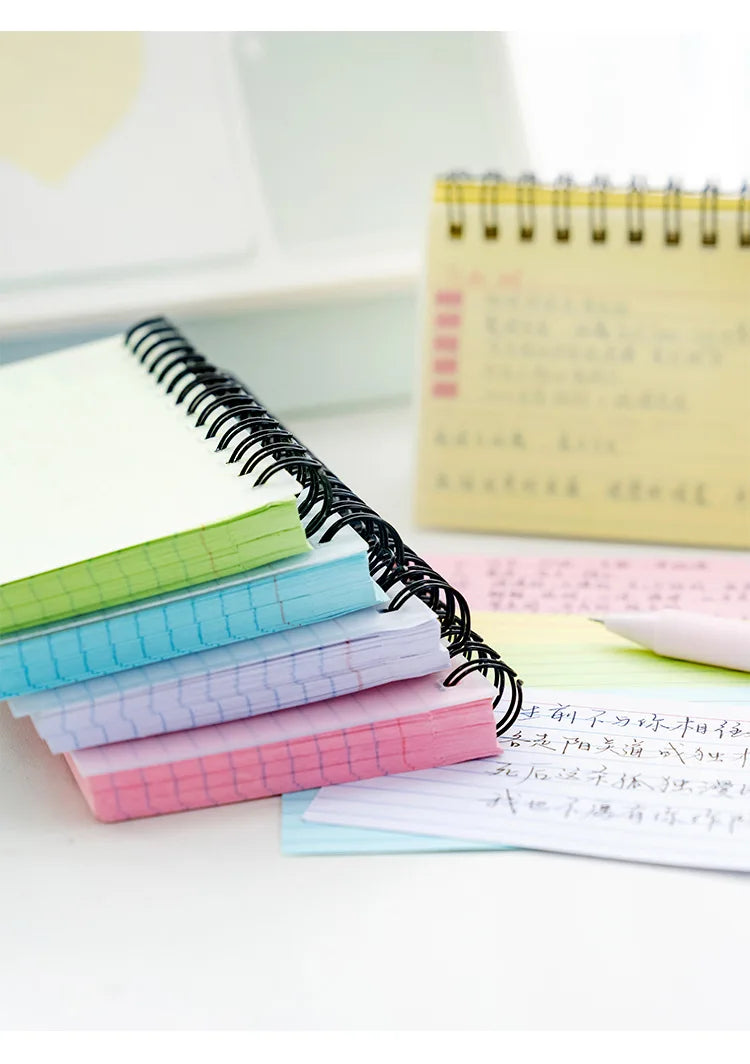 Horizontal Line Tearable Coil Notebook - Cuaderno Journal for Office and Diary