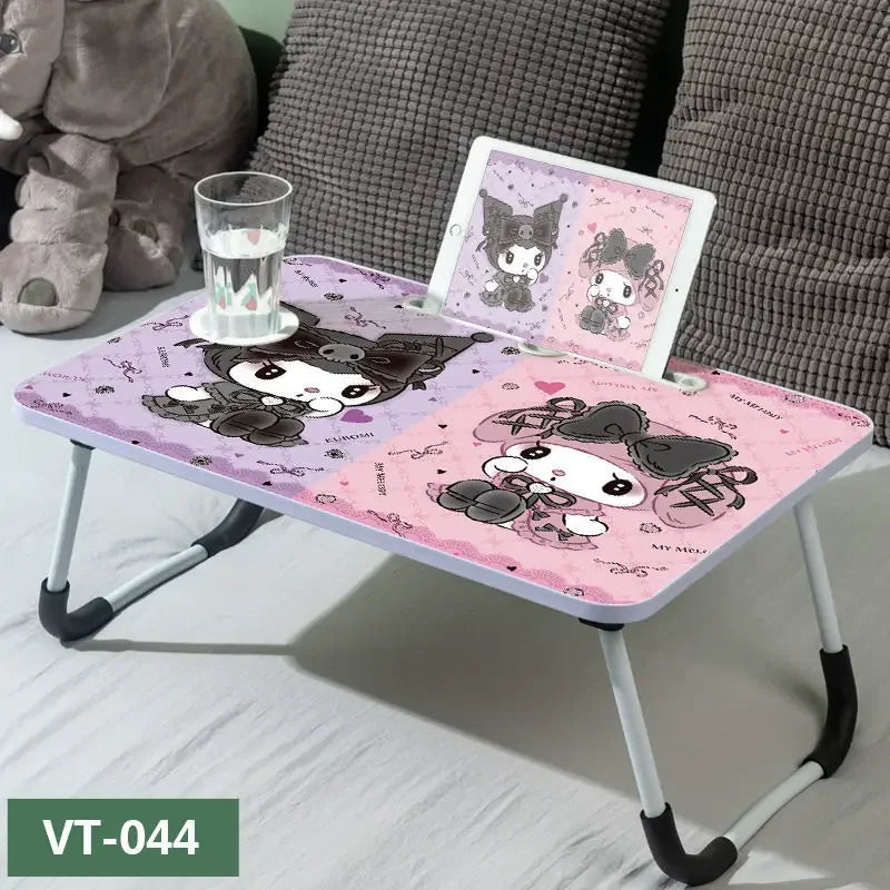 Creative Hello Kitty Kulomi Foldable Computer Table - Small Desk for Dormitory