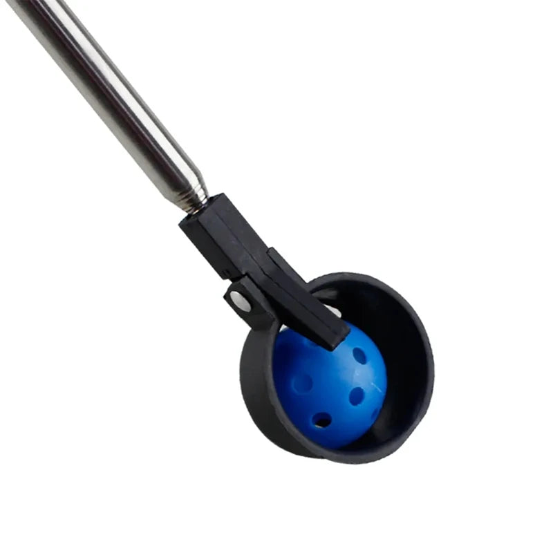 Telescopic Golf Ball Retriever – 8-Section Stainless Steel Ball Picker for Water &amp; Training