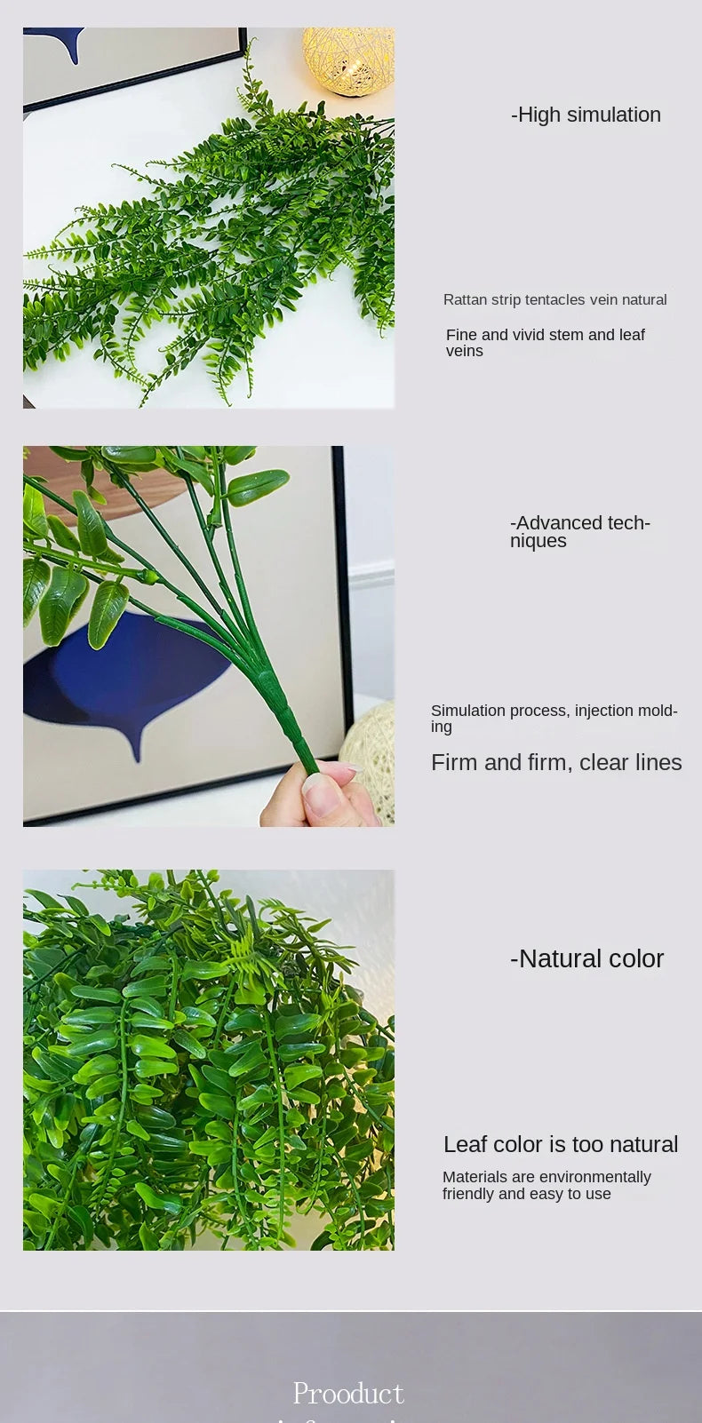 90cm Artificial Plant Vine Home Decoration - Outdoor Wedding Party Decorations