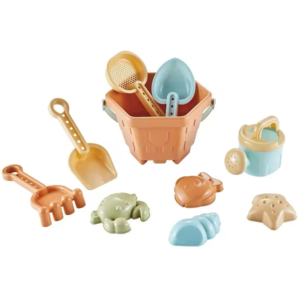Kids Beach Sand &amp; Water Play Set – Colorful Buckets, Shovels, and Toys for Digging and Outdoor Fun
