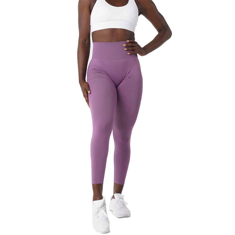 Women’s Seamless High-Waisted Leggings – Soft Spandex Yoga &amp; Gym Wear