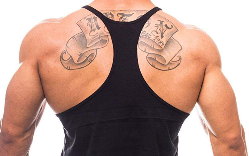 Men&#39;s Fitness Tank Tops – Cotton, Breathable Gym Vests for Bodybuilding, Summer Sleeveless Y-Back Sportswear.