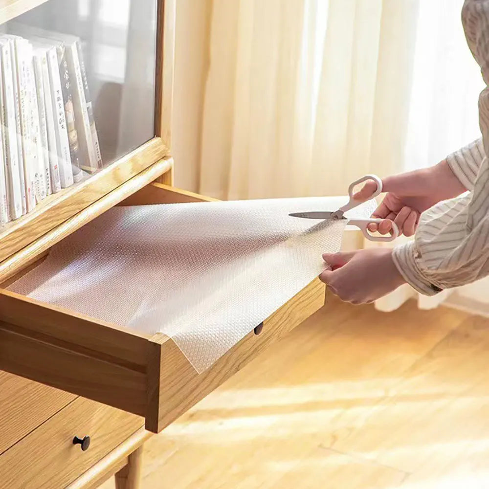 Reusable Shelf Liners: Moisture-Proof, Waterproof, and Dust-Resistant Cabinet and Drawer Mats – Anti-Slip Kitchen Table Pads