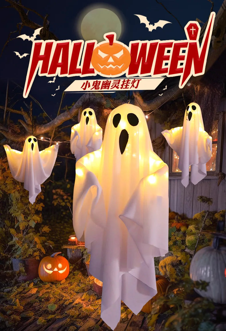 2024 LED Glow Ghost: Halloween Decoration for Indoor and Outdoor Parties