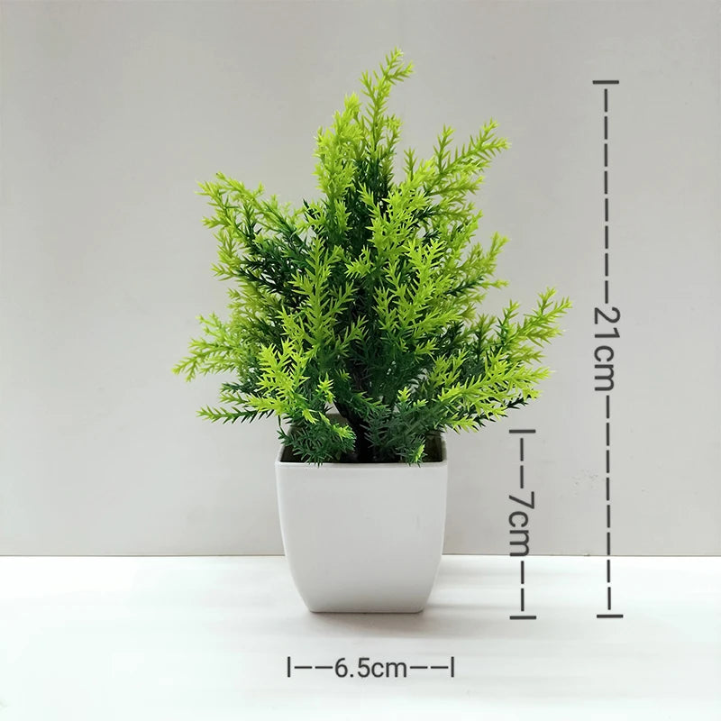 Artificial Plant Tree: Potted Fake Plant for Office and Home Decor