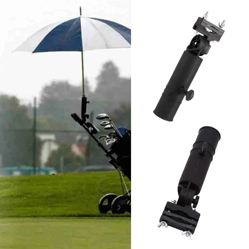 Universal Adjustable Golf Cart Umbrella Holder – Fits Trolleys, Buggies &amp; Wheelchairs