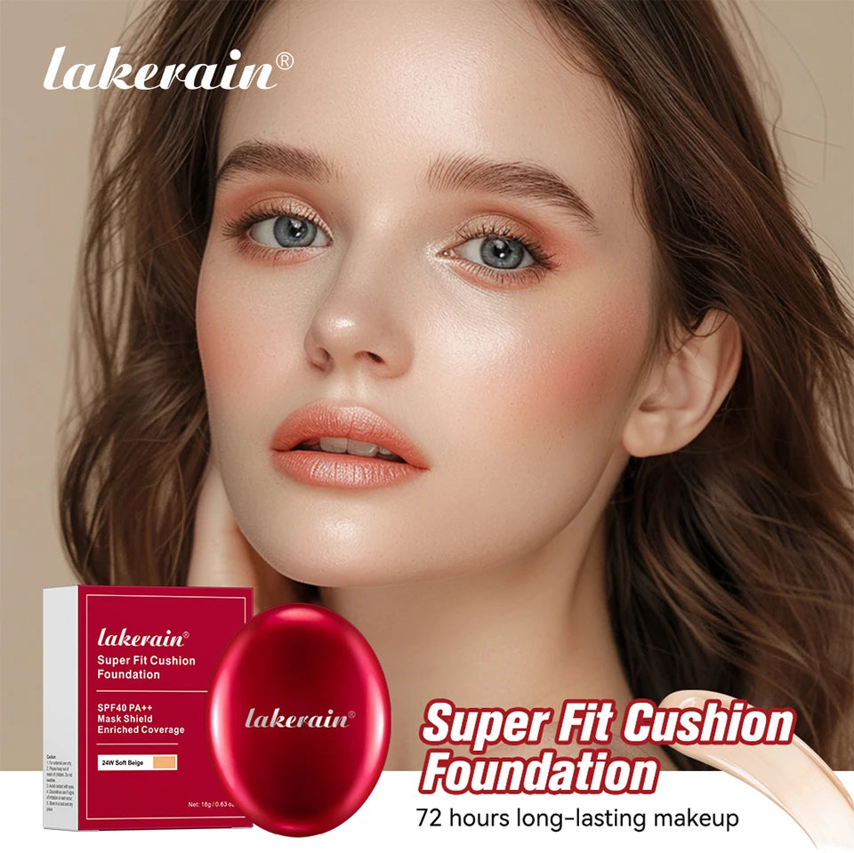 Sunscreen Cushion Foundation - Full Coverage &amp; Waterproof