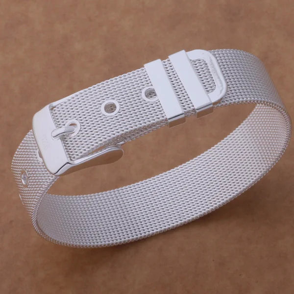 925 Sterling Silver Heart Bracelet for Women and Men, High-Quality Romance Chain Fashion Jewelry for Engagement, Party and Wedding Gift