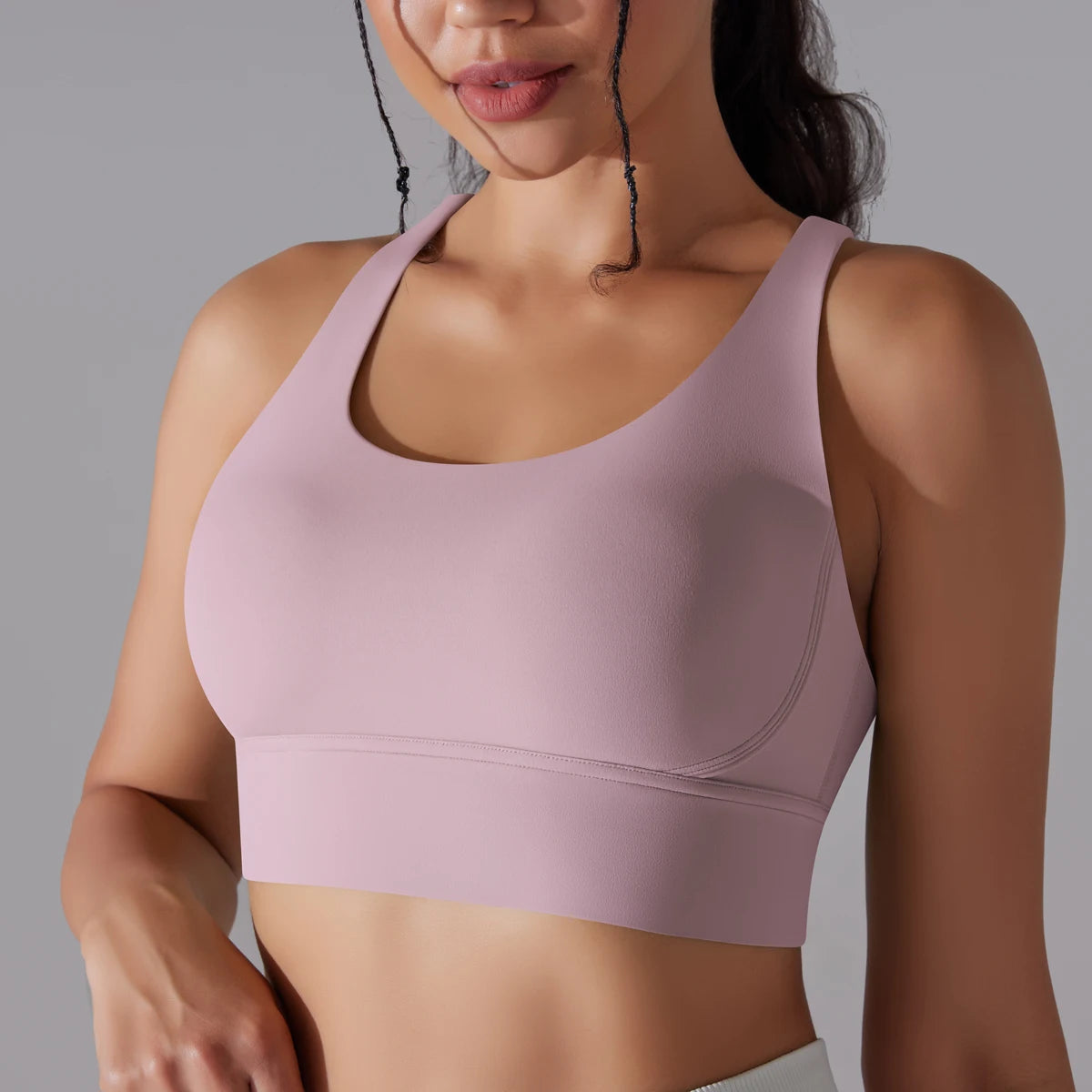 Women&#39;s Naked Feel Yoga Bra Tank: Fitness Camisole for Gym &amp; Workout