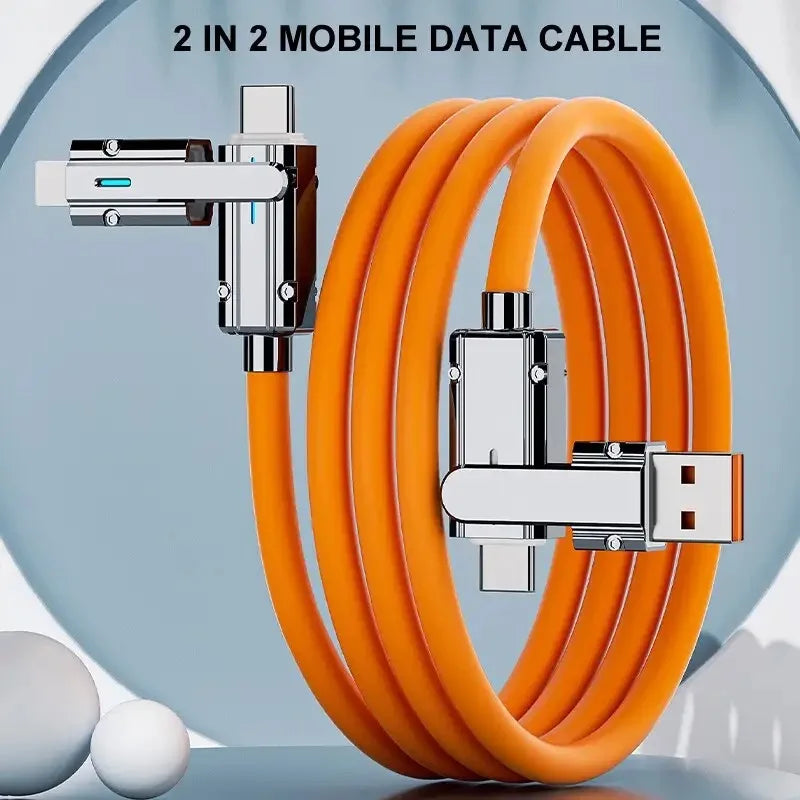 Type C To Type C Fast USB Cable 4 in 1