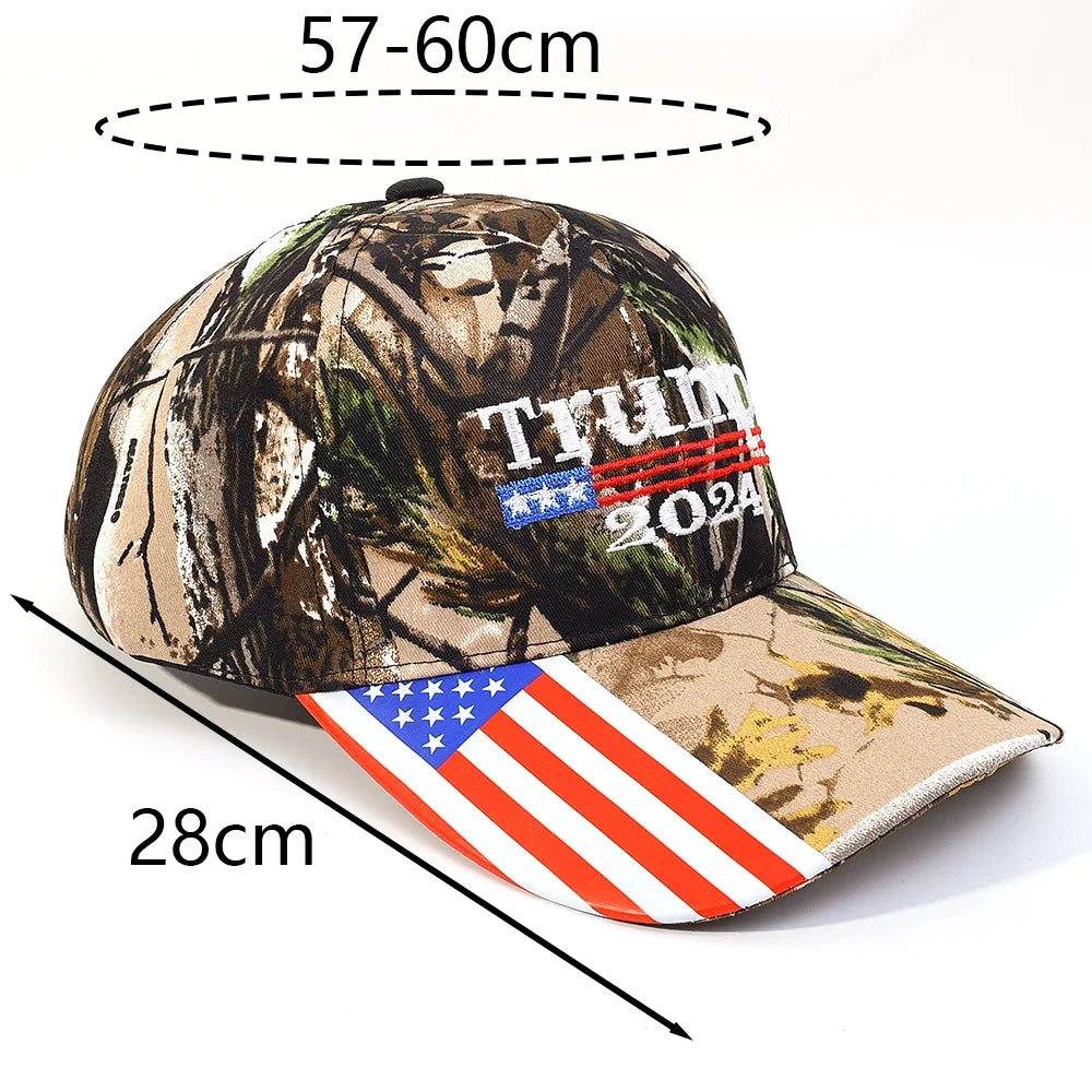 Trump 2024 Make America Great Again Hat – Embroidered Mesh Cap for Republicans