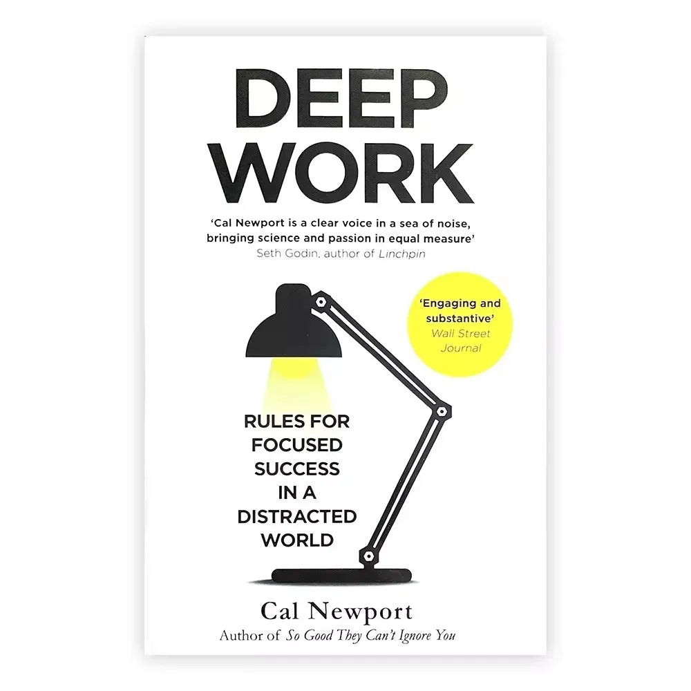 Deep Work English Book By Cal Newport Rules for Focused Success In A Distracted World Leadership &amp; Motivation Books for Adult