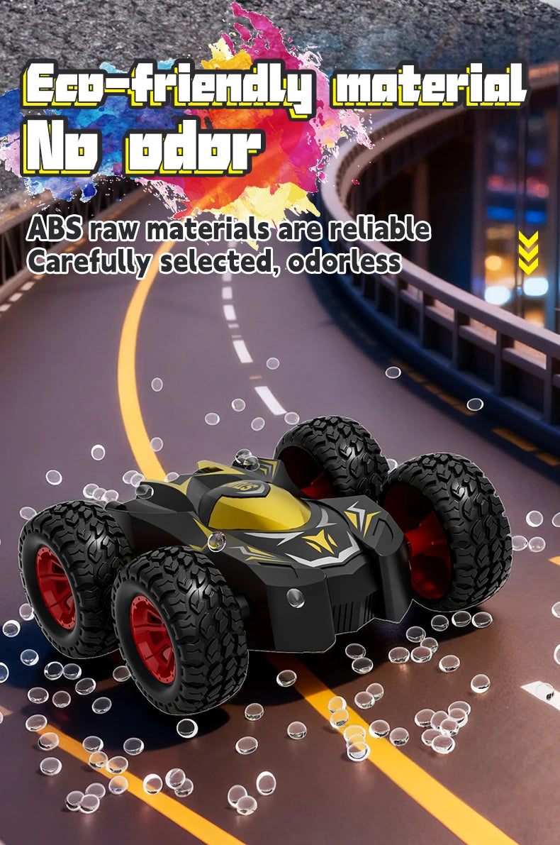 4-8 Pack 360° Stunt Cars for Kids, Friction-Powered Push-and-Go Toy Vehicles, Fun Gift for Toddlers