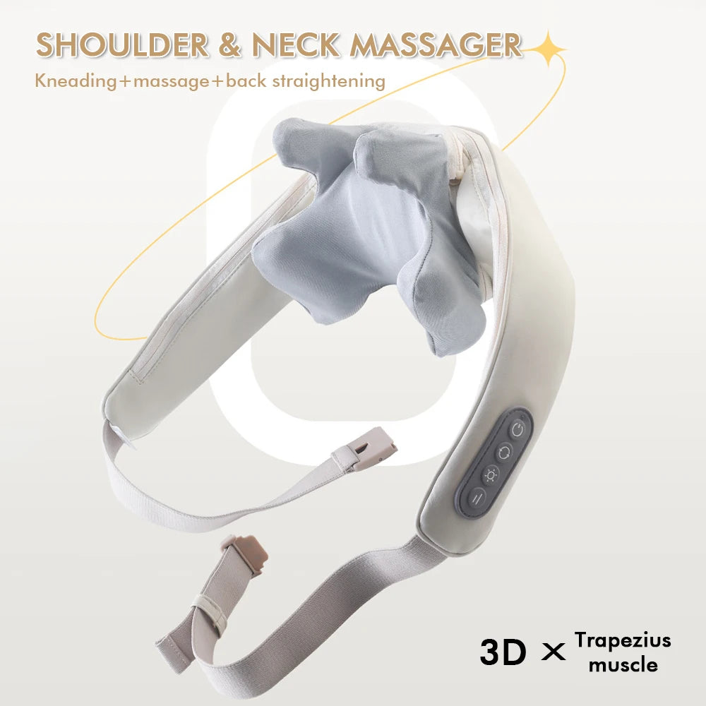 Wireless Neck And Back Massager - Relaxing Trapezius