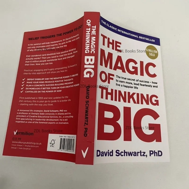 The Magic of Thinking Big: The True Secret to Success – Paperback Edition in English