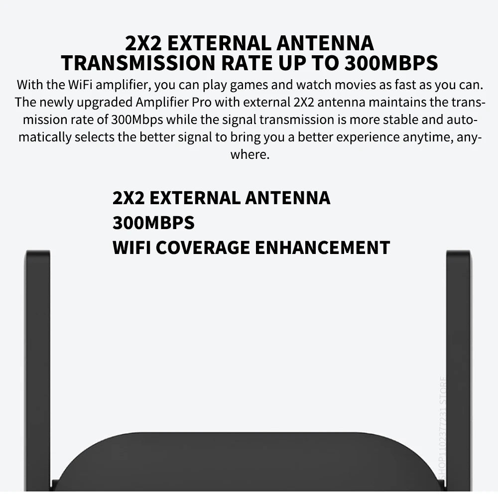 Xiaomi WiFi Amplifier Pro – 300M 2.4G Repeater and Range Extender