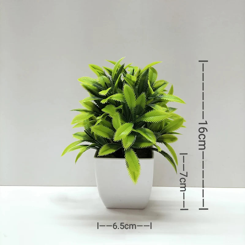 Artificial Plant Tree: Potted Fake Plant for Office and Home Decor