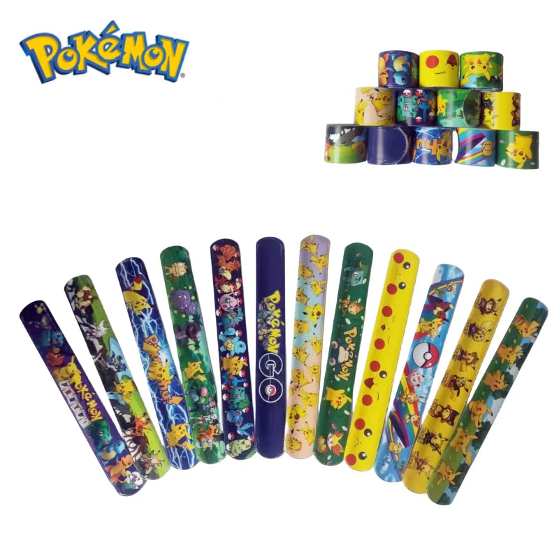 Cute Pokémon Pikachu Bracelet Wristbands – Variety of Anime Doll Characters