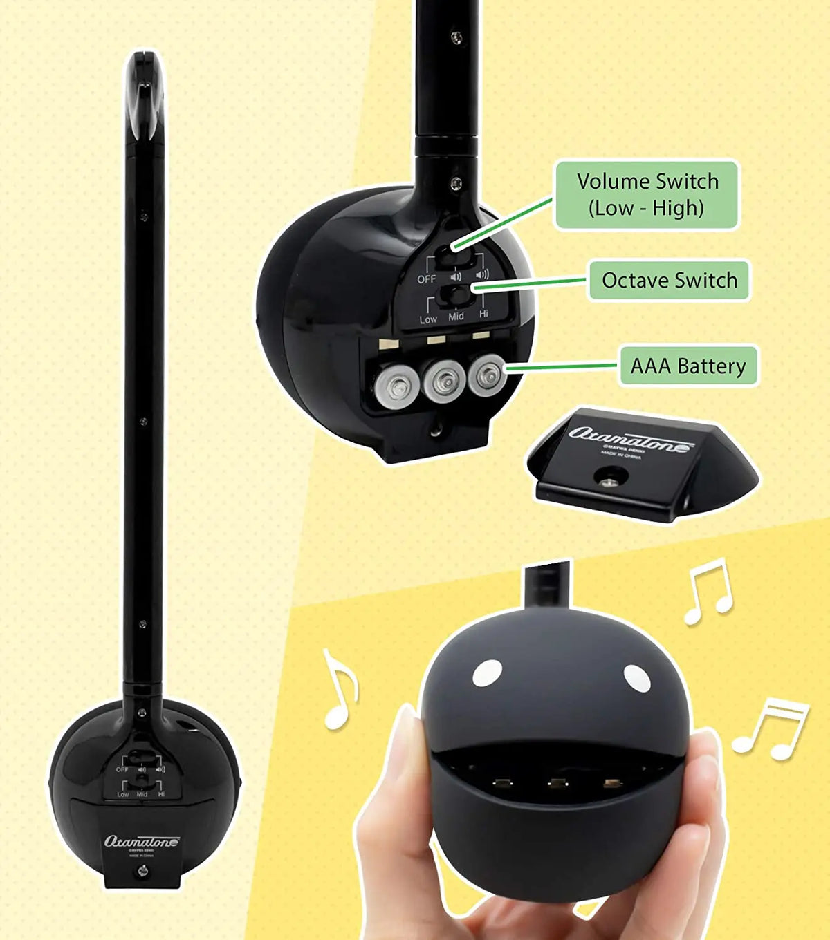 Otamatone - Portable Japanese Synthesizer Toy &amp; Gift for Kids